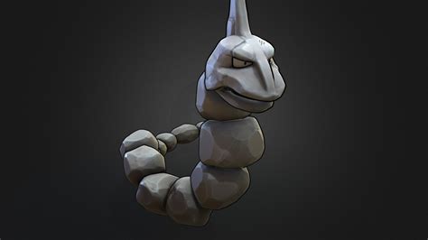 Onix Pokemon 3d Model By 3dlogicus F598bdc Sketchfab