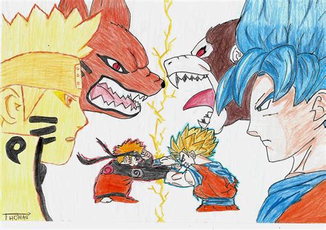 goku v naruto by cosmic0000 on DeviantArt