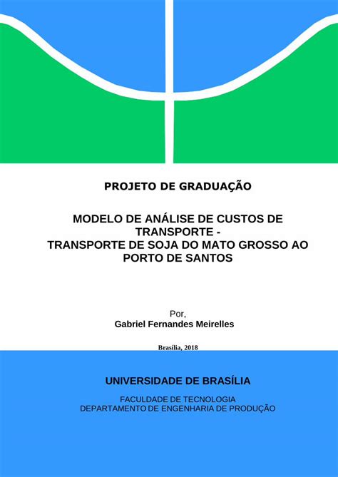 PDF MODELO DE ANÁLISE DE CUSTOS DE TRANSPORTE DOKUMEN TIPS