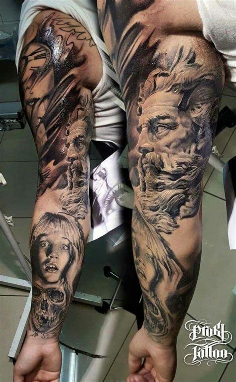 Kostas Baronis Greece Full Sleeve Tattoos Tattoo Sleeve Designs