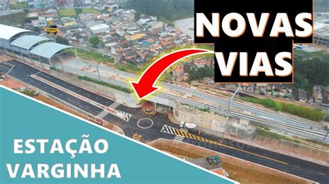 OBRAS ESTAÇÃO VARGINHA LINHA 9 ESMERALDA GANHA FORMA NO SEU VIÁRIO