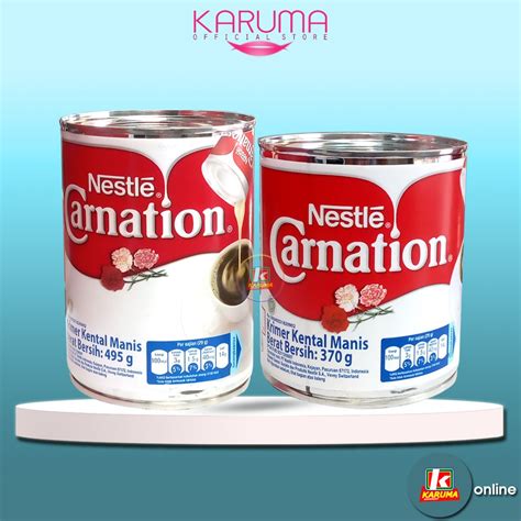 Jual Susu Carnation Krimer Kental Manis Skm 365gr And 488gr Shopee