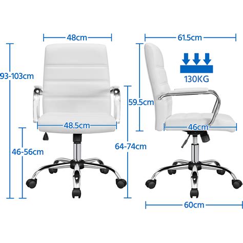 PU Leather Height Adjustable Office Chair