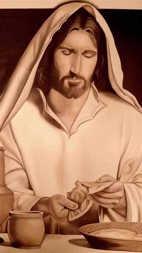 1920x1080px 1080p Free Download Papa Jesus Sketch Painting Hd