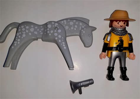 Playmobil Stara Figurka Szary Ko Oficjalne