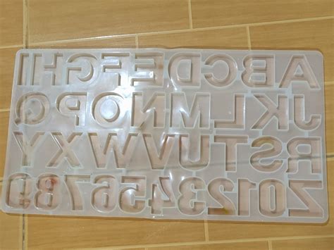 Alphabet Resin Silicone Molds Letter Number for Epoxy Molds DIY ...