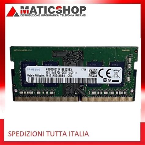 Memoria Ram Samsung M A Bb Crc Gb Rx Pc T Sco Ddr