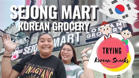 Vlog 8 Trying Korean Snacks Sejong Mart Korean Grocery Arnaiz