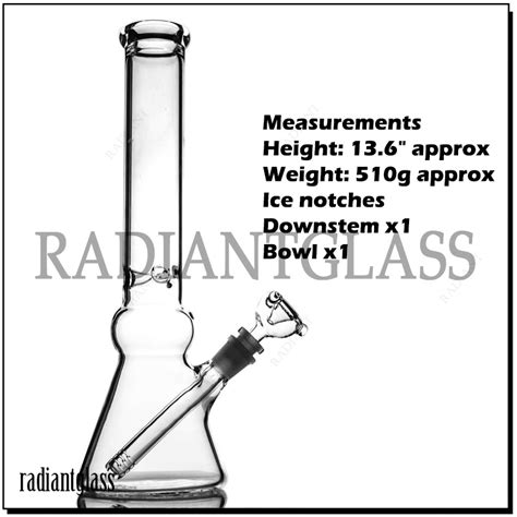 13 4wholesale Glass Pipe Baker Base Hookah Glass Smoking Water Pipe