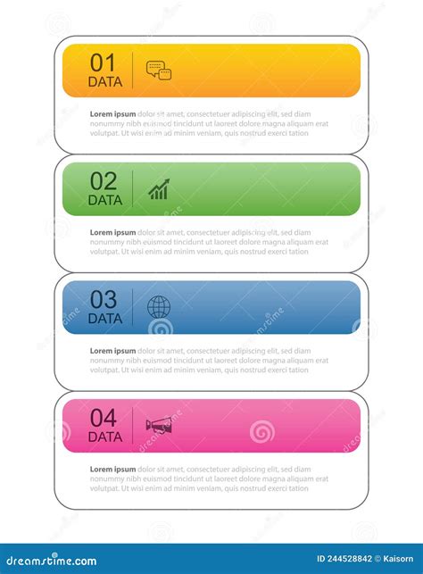 Plantilla De índice De Línea Delgada De La Ficha Infografía De Datos