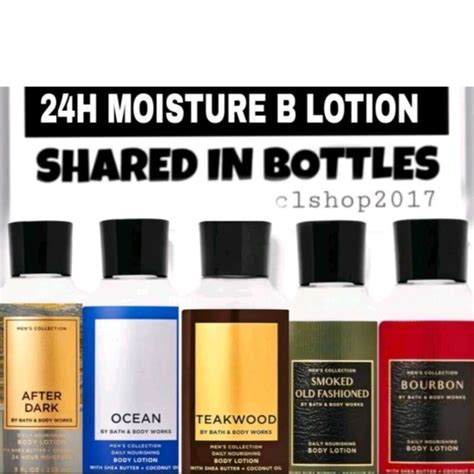 Promo BBW MEN HOUR MOISTURE BODY LOTION SHARE IN BOTTLE ML BOURBON Diskon Di Seller