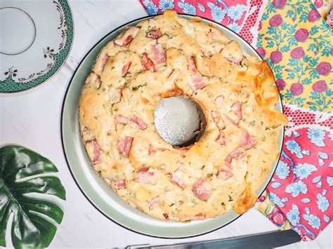 Bolo Salgado De Presunto E Queijo Receiteria