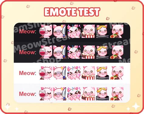 Twitch Emote Cute Pig Mega Pack Emotes 24 Emotes Ready To Etsy