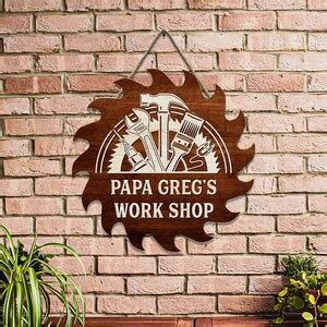 Personalized Workshop Wood Sign Workshop Decor Garage Decor - Etsy