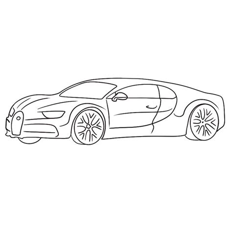 Bugatti Chiron Coloring Coloring Pages