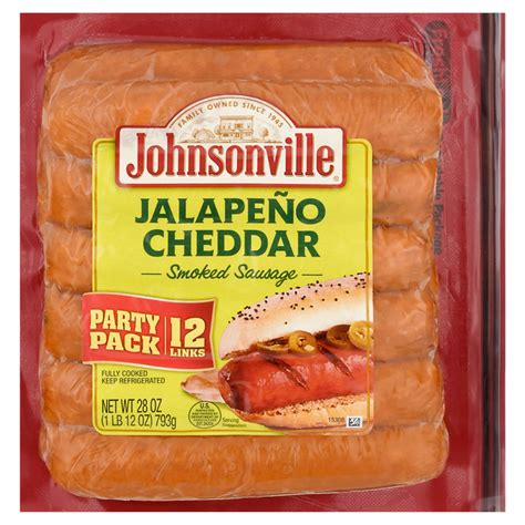 Save On Johnsonville Sausage Jalapeno Cheddar Smoked Party Pack