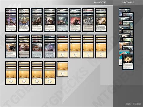 Standard Mono White Aggro Deck By Neovulcan MTG DECKS