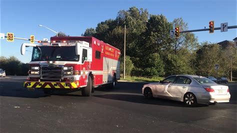 Hazmat Support 440 Responding Fairfax County Fire And Rescue YouTube