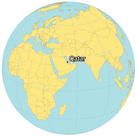 Map Of Qatar Gis Geography