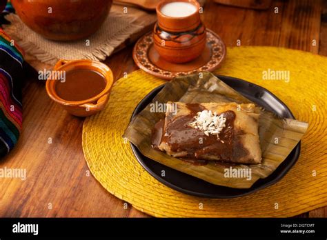 Oaxacan Tamale Prehispanic Dish Typical Of Mexico And Some Latin