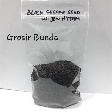 Jual Black Sesame Seed Gram Biji Wijen Hitam Herbal Pencernaan