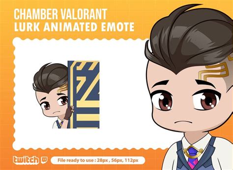 Chamber Valorant Lurk Animated Emote For Twitch Twitch Animated Emote