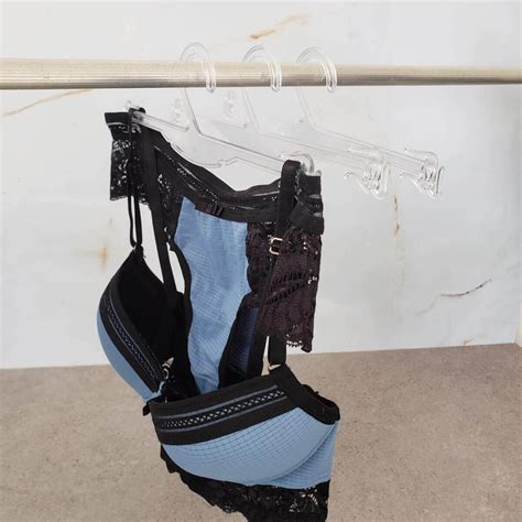 Cabide para Lingerie Cristal Encaixe para Alças Organizadores Expositores Lojas MadeiraMadeira