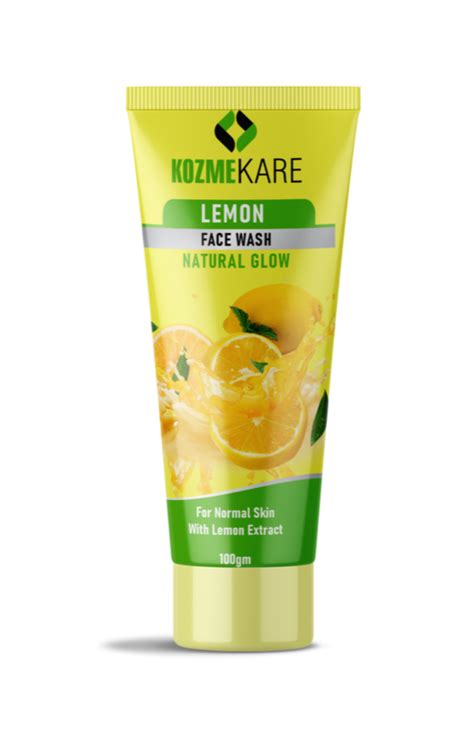 Kozmekare Herbal Lemon Face Wash Age Group Adults Packaging Size