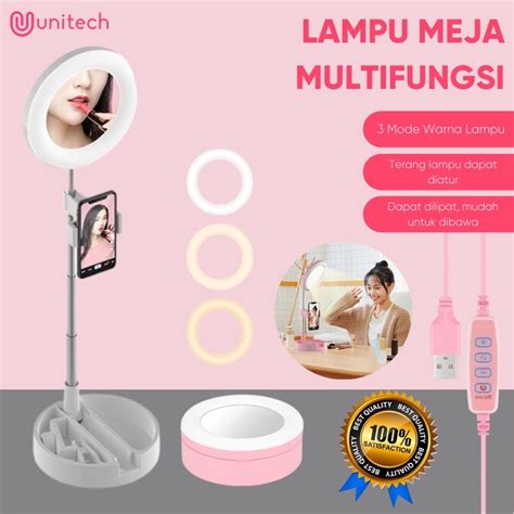 Jual SELFIE RING LIGHT PORTABLE LED LIVE BEAUTY LAMP MAKE UP DAN CERMIN