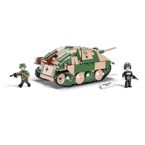 Blocos de Montar Tanque Alemão JagdPanzer 38 t Hetzer 555 Peças Cobi