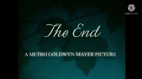 The End A Metro Goldwyn Mayer Picture MGM UA Home Video 1942 1997