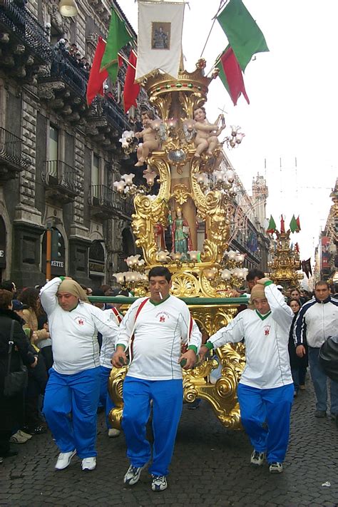 Festa Di Santagata Catania Sicily Italy