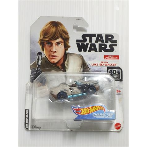 STAR WARS CHARACTERS BESPIN LUKE SKYWALKER HOT WHEELS CHARACTER CARS