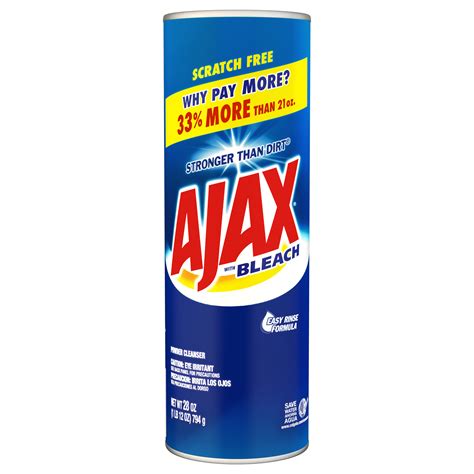 Ajax All Purpose Powder Cleanser With Bleach 28 Ounce