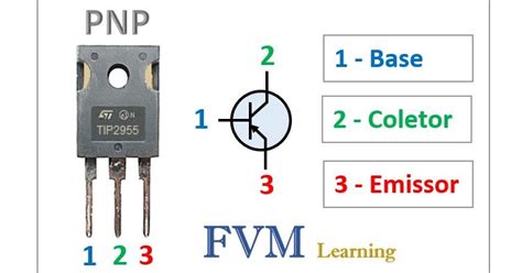 Pinagem Pinout Transistor PNP TIP2955 Características FVML