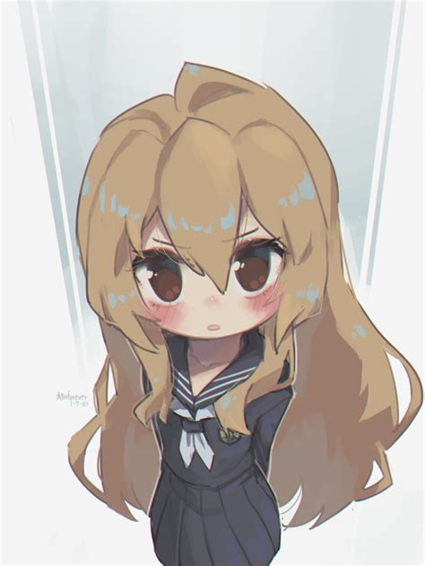 Safebooru 1girl Absurdres Aisaka Taiga Artist Name Black Skirt Blush