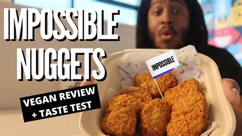 New Vegan Impossible Nuggets Plant Based Fried Chicken Review Youtube