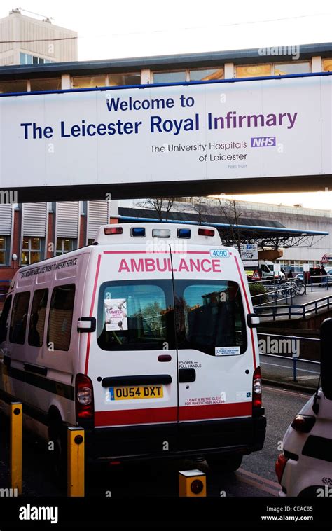 leicester hospital  res stock photography  images alamy