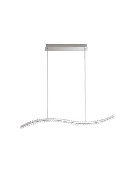 Nova Luce Suspension AURELIA Chrome Metal Crystal LED 40W 230