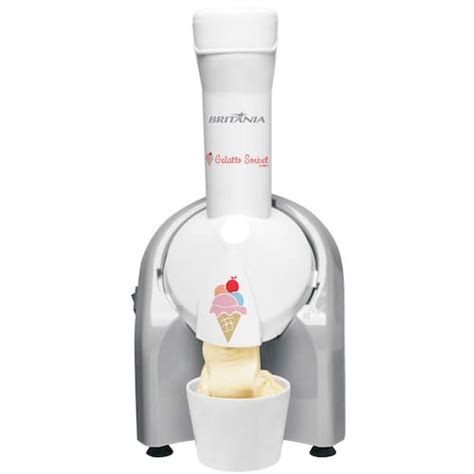 Sorveteira Britania - Sorveteira Britânia Gelatto Sorbet - Branco/Cinza | Casas Bahia