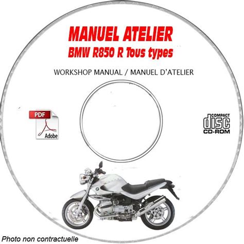 Revue Technique Bmw R850r Manuel Datelier Sur Cdrom