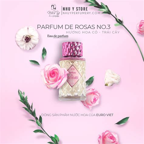 Nước hoa nữ PARFUM DE ROSAS No.3 70ml - Sang trọng, gợi cảm | Shopee ...