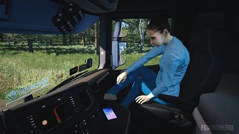 Animated Female Passenger Euro Truck Simulator 2 Mod Youtube