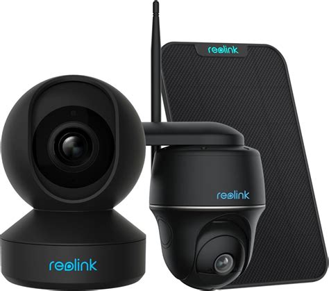 REOLINK 5MP IndoorCam with 2K BatteryCam Bundle, Pan and Tilt, 2.4/5GHz WiFi, Remote Control ...