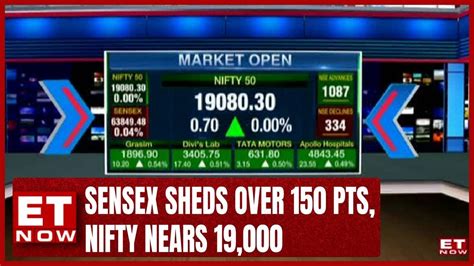 Sensex Sheds Over 150 Pts Nifty Nears 19 000 Airtel Falls 2 Aether