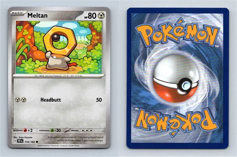 Meltan Scarlet Violet Temporal Forces Pokemon Common