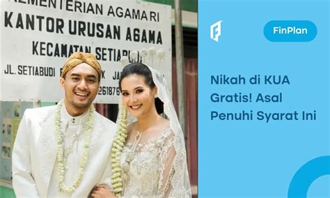 Biaya Nikah Di Kua Ini Syarat Dan Prosedurnya