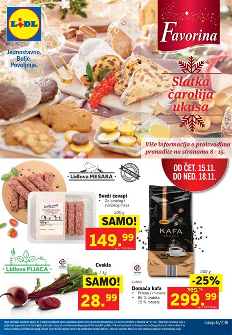 Lidl Katalog Marketa Od 15 21 11 2018 By Catalog Rs Issuu