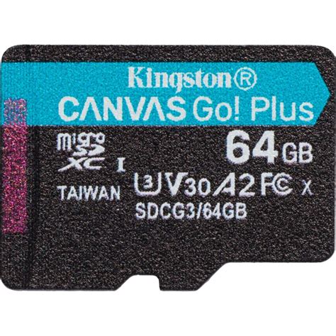 Kingston Gb Microsdxc Canvas Go Plus Mb S Read Uhs I Class U