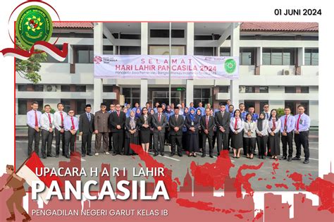 Upacara Hari Lahir Pancasila Pengadilan Negeri Garut Pengadilan